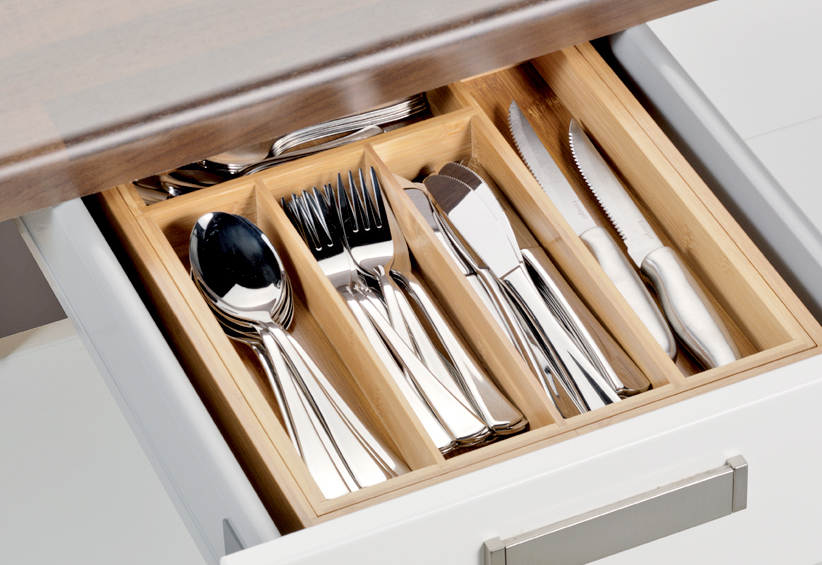 Boîtes de rangement de couverts