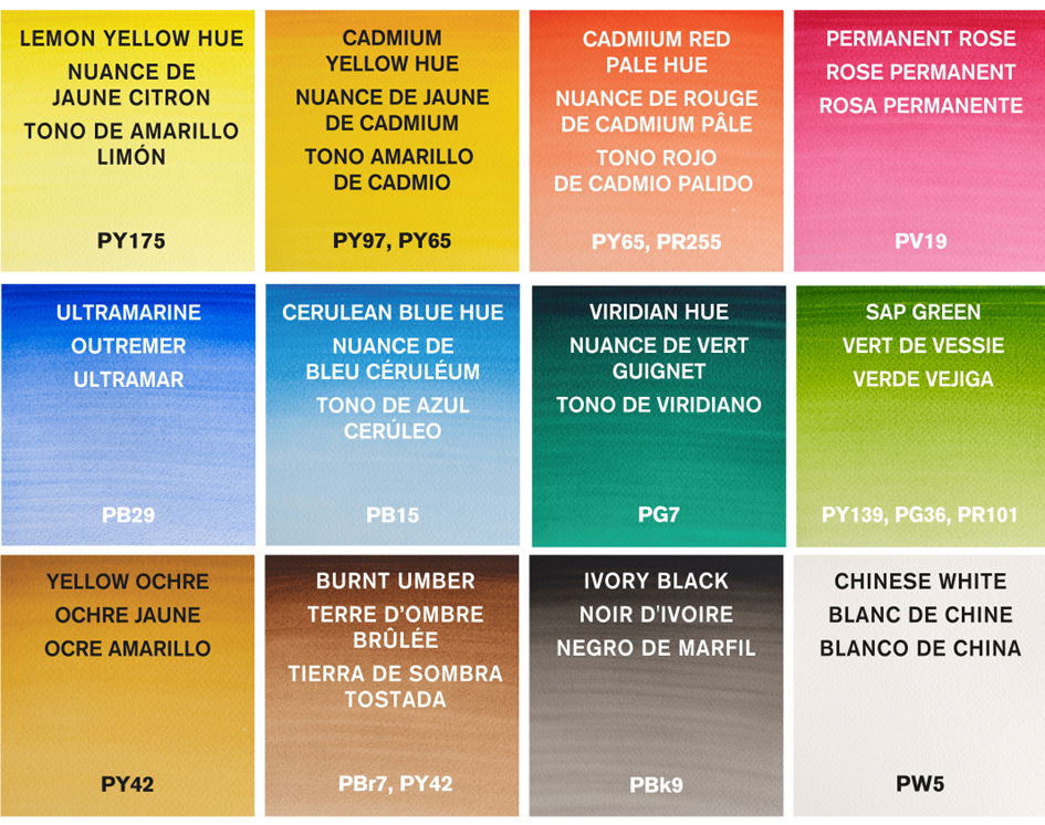 Aperçu des couleurs