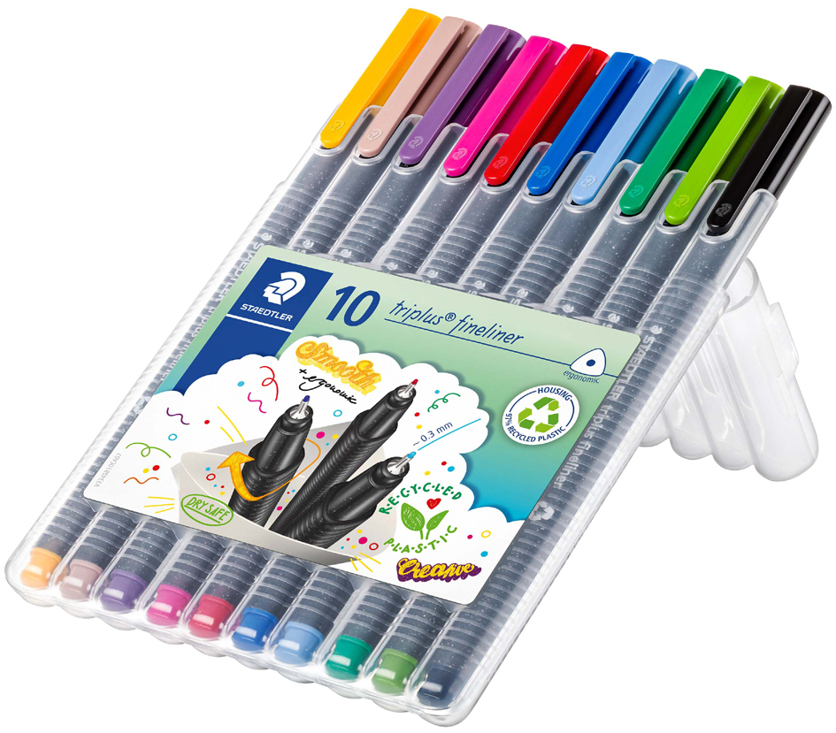 STAEDTLER Fineliner triplus, étui de 10