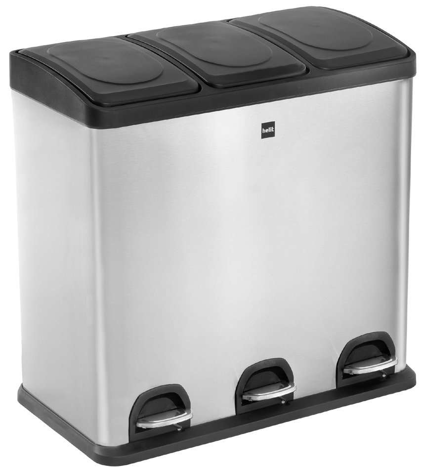 Poubelles de tri sélectif, métal