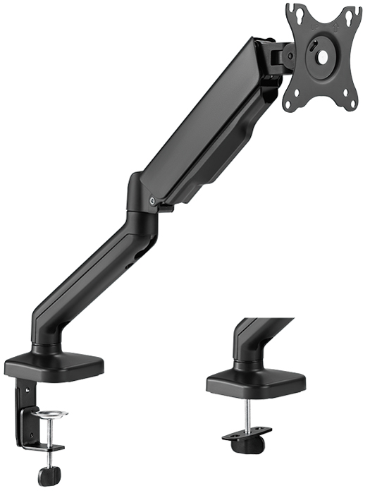 Bras support pour écran, en aluminium, longueur : 450 mm