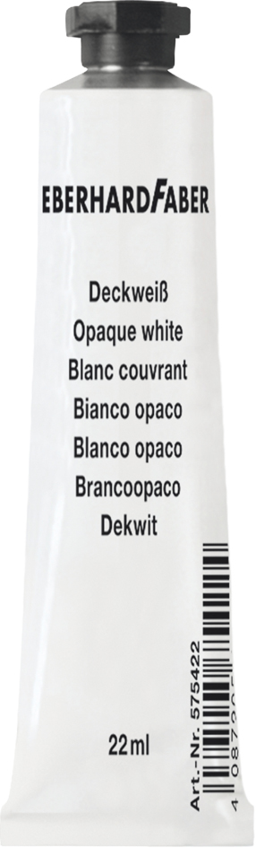 EBERHARD FABER Blanc opaque EFA Color, tube de 22 ml
