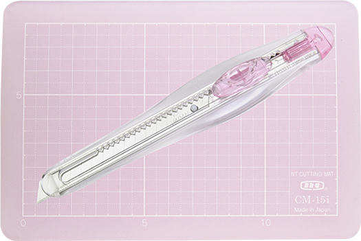 NT Kit cutter et tapis de découpe Set-AM350P, rose