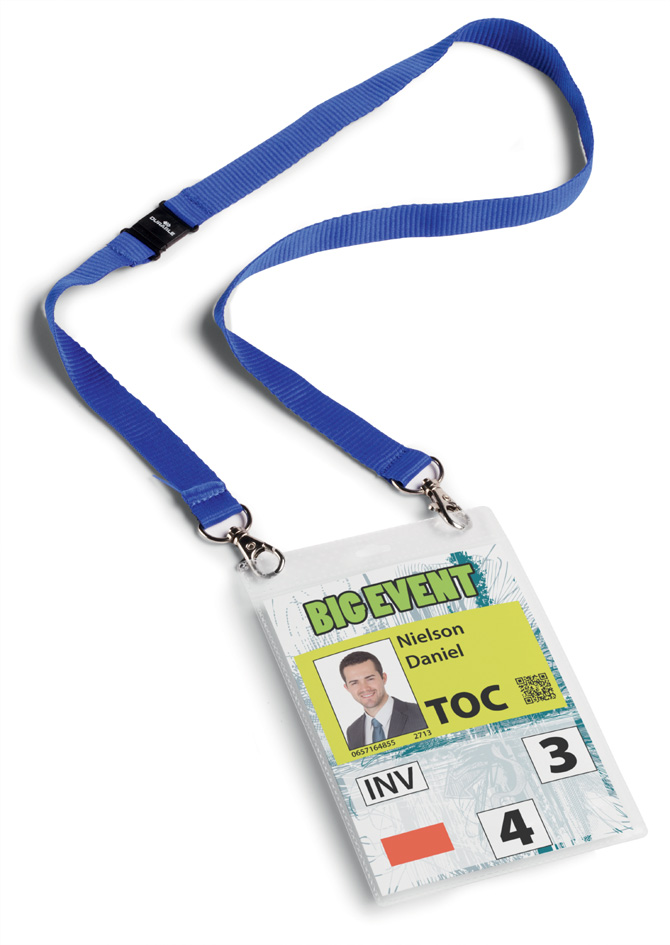 Badge évènementiel, bleu foncé