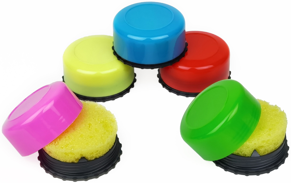Läufer Boîte à éponge, rond, assorti
