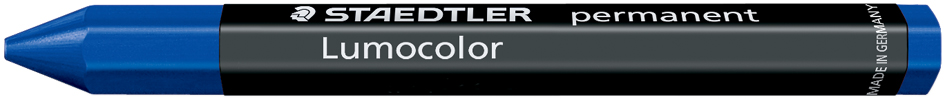 STAEDTLER Craie Lumocolor permanent omnigraph, bleu