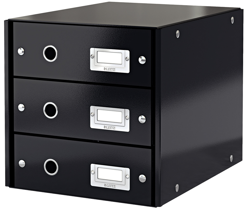 LEITZ Bloc de classement Click & Store WOW, noir