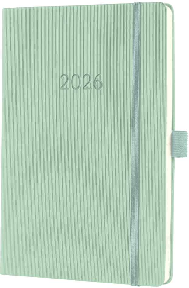 sigel Agenda planning Conceptum 2026, env. A5, menthe