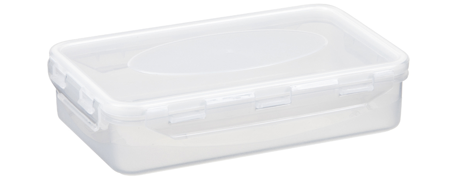 Plast team Boîte de conservation Airtight, 0,9 litre, blanc