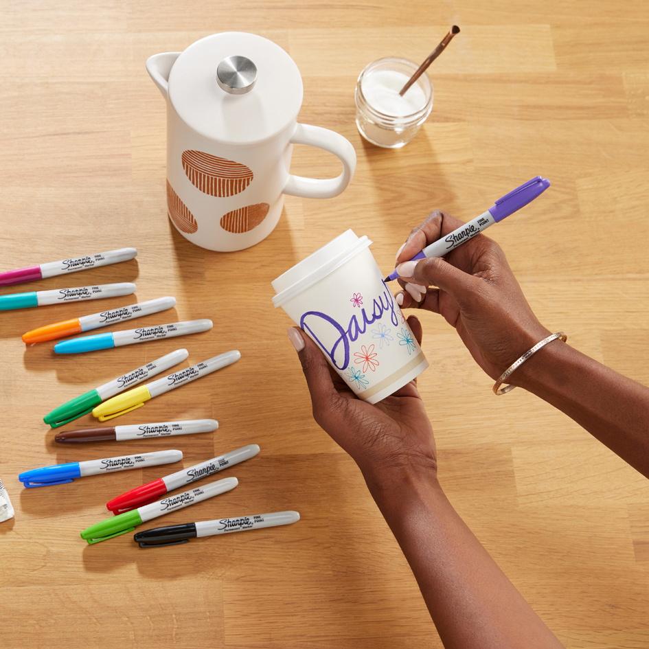 Sharpie Marqueur permanent FINE, Holiday Pack de 25