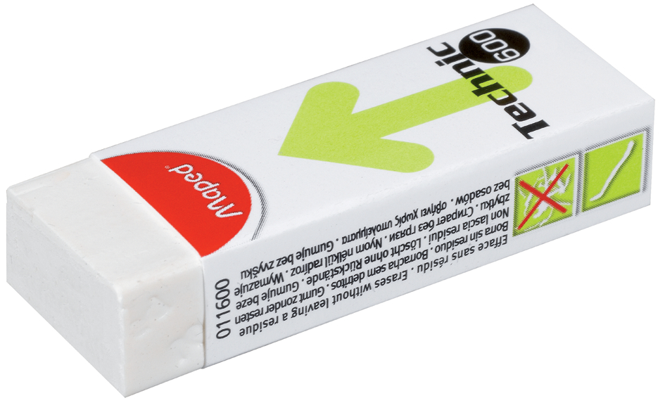 Gommes en plastique