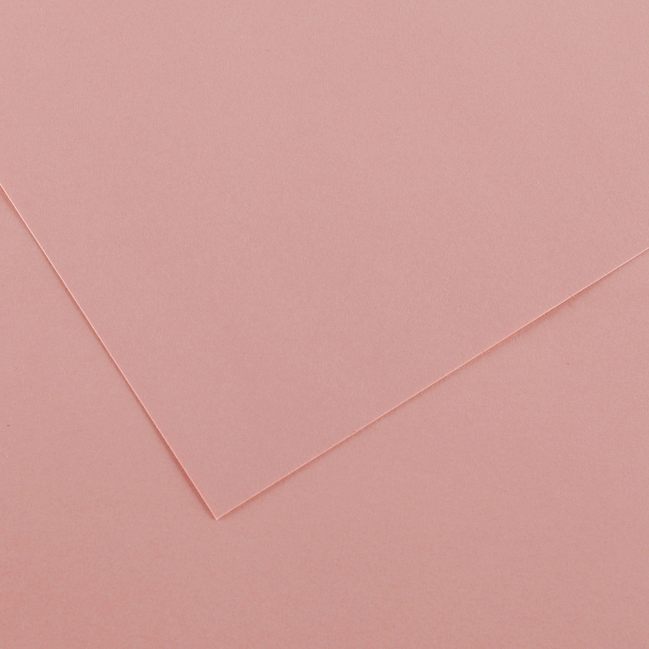 CANSON Papier Vivaldi, 500 x 650 mm, 240 g/m2, rose pétale