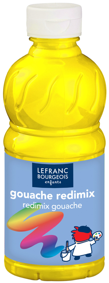 LEFRANC BOURGEOIS Gouache liquide 250 ml, jaune primaire