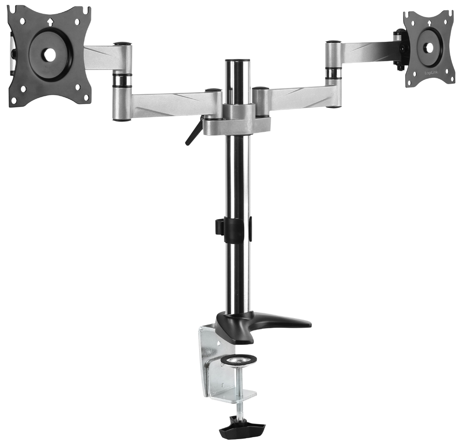 LogiLink Bras support pour écran, 2 écrans