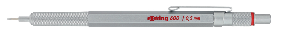 rotring Porte-mines 600, 0,5 mm, argent
