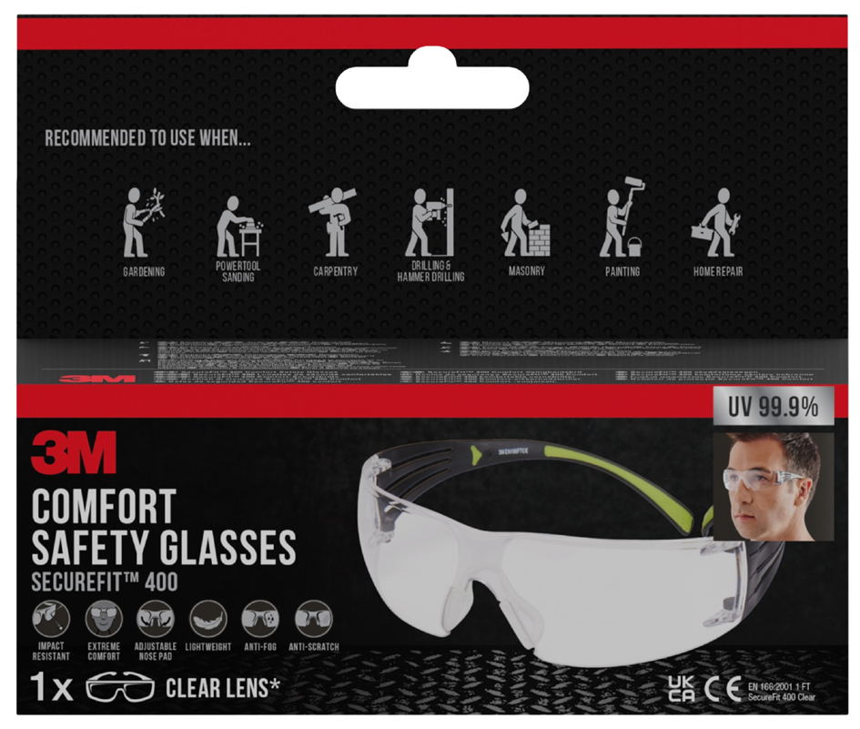 Lunettes de protection SecureFit 400, emballage