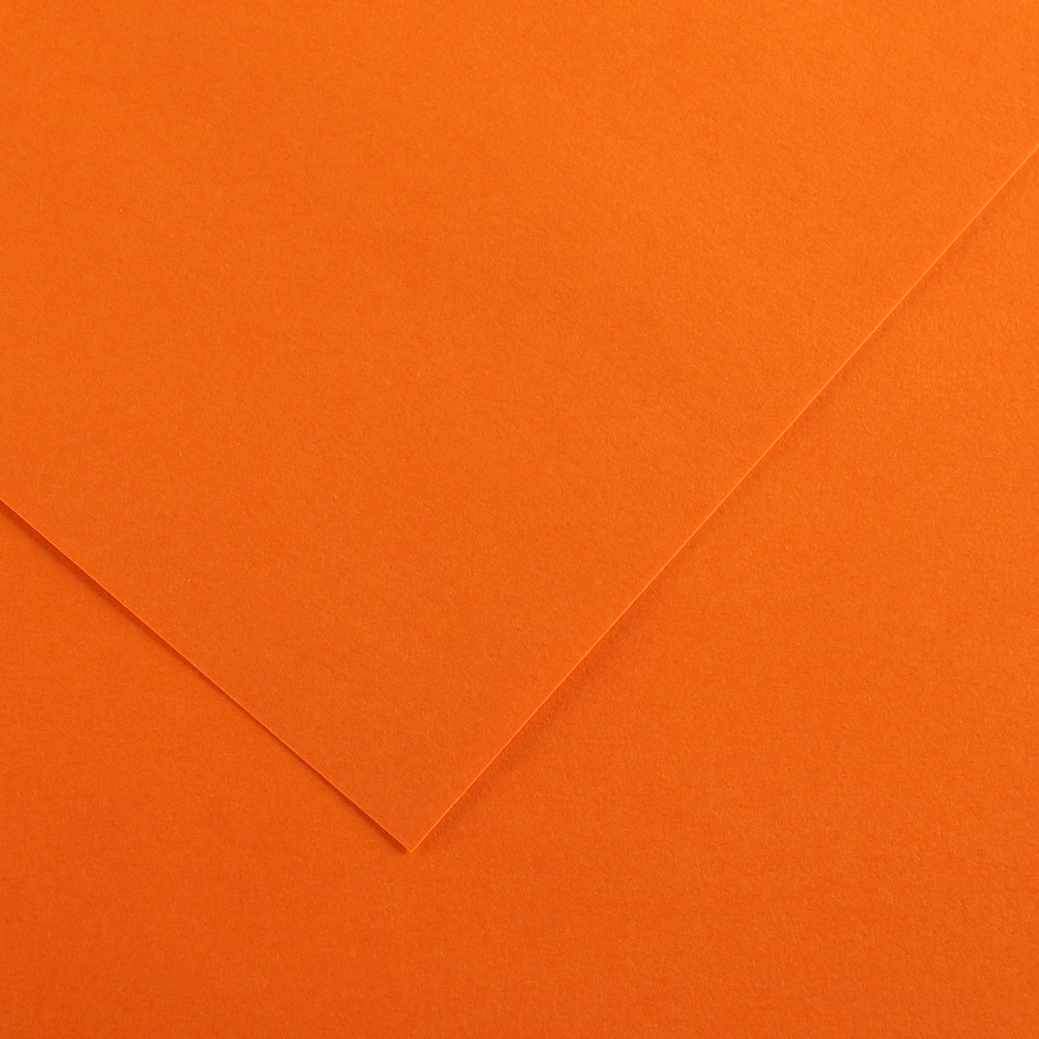 CANSON Papier Vivaldi, 500 x 650 mm, 240 g/m2, orange