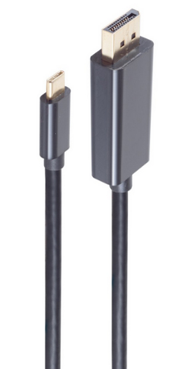 shiverpeaks BASIC-S Câble displayport - USB 3.1, 1,8 m