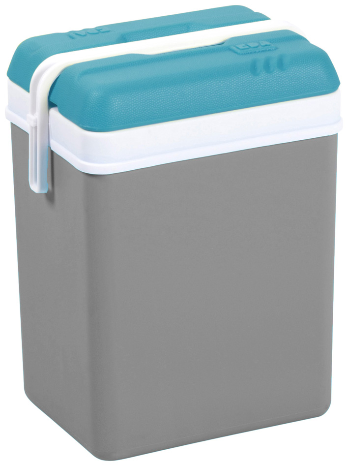 EDA Glacière, plastique, 15 litres, gris / bleu lagune