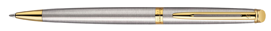 WATERMAN Stylo à bille Hémisphère, Acier G.T.