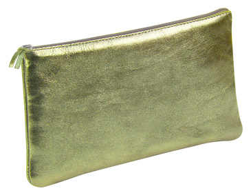 Clairefontaine Trousse CUIRISÉ, cuir, rectangulaire, vert
