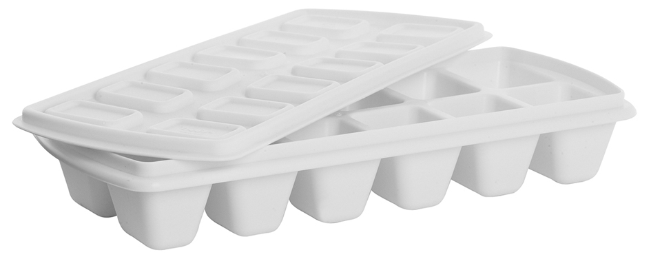 plast team Bac à glaçons, avec couvercle, blanc
