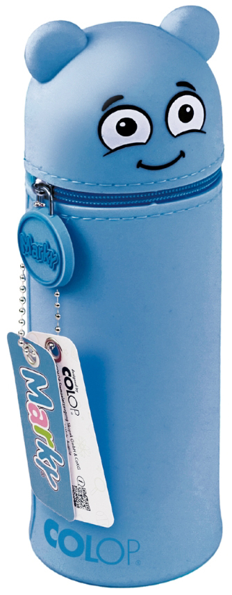COLOP Trousse 'Marky', silicone, bleu
