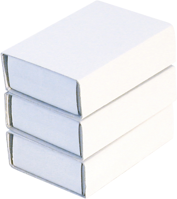 Boîtes d'allumettes neutre