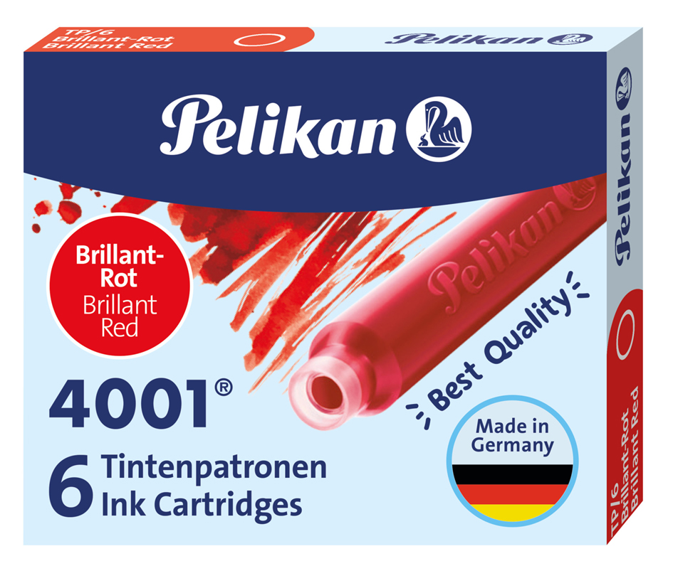 Cartouches d'encre 4001 TP/6, rouge