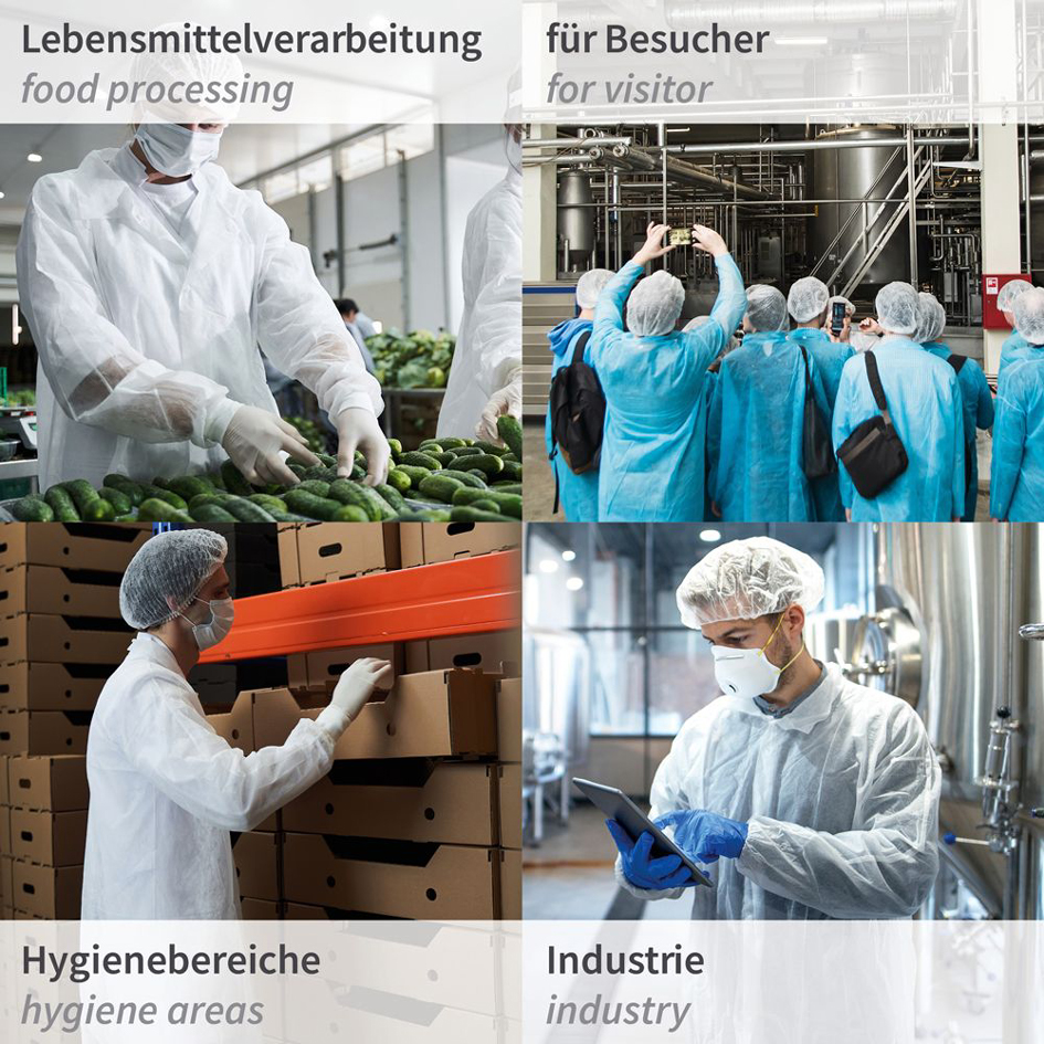 Blouses visiteur, HACCP