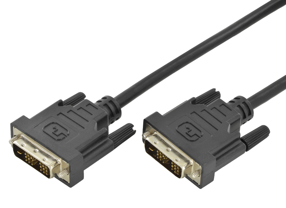 DIGITUS Câble DVI-D 18+1, Single Link, noir, 2,0 m