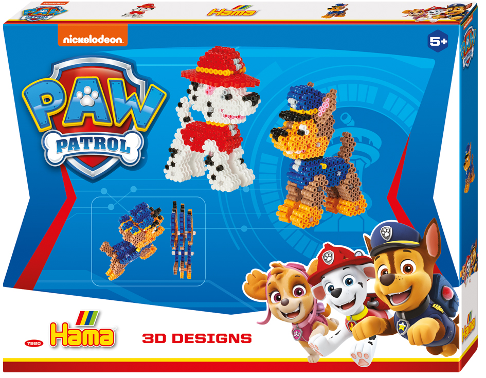 Hama Perles à repasser 'Paw Patrol', grande boîte cadeau