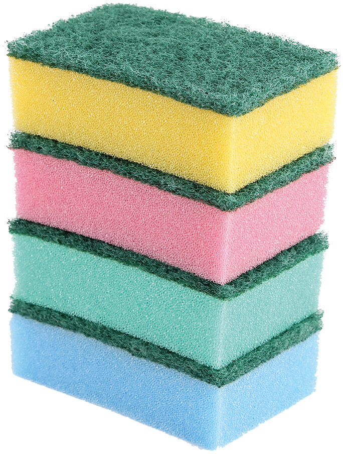 HYGOCLEAN Éponge Colour, en mousse/non-tissé dur