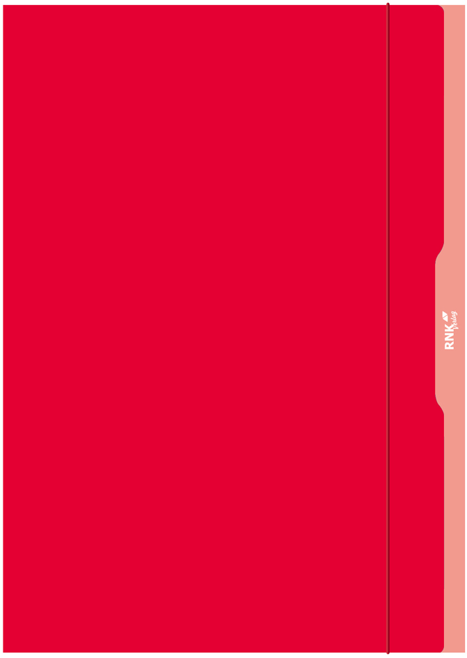 RNK Verlag Chemise à dessin, A3, rouge