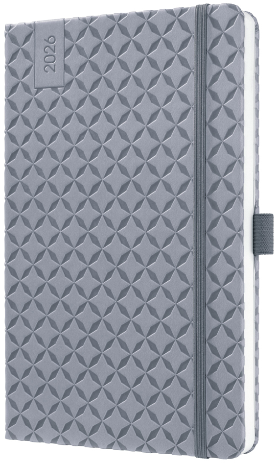 sigel Agenda de poche Jolie Flair 2026, A5, gris