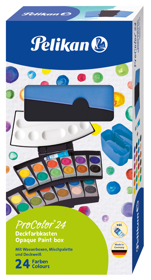 Boîte de peinture ProColor 735, noir/bleu - emballage