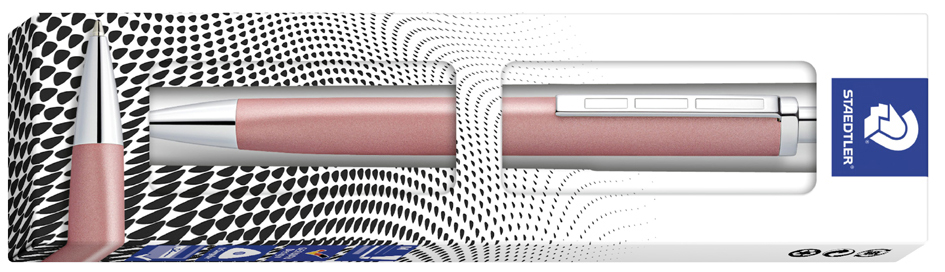 Stylo bille rétractable triplus, rosé