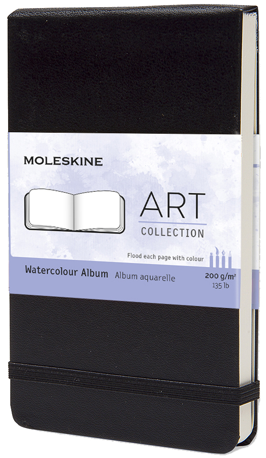 Visuel de référence : album aquarelle, noir