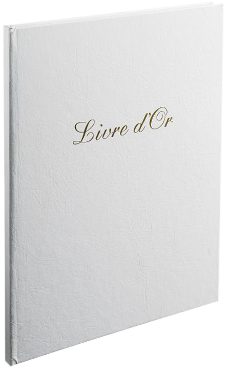 EXACOMPTA Livre d'Or Balacron, 270 x 220 mm, blanc