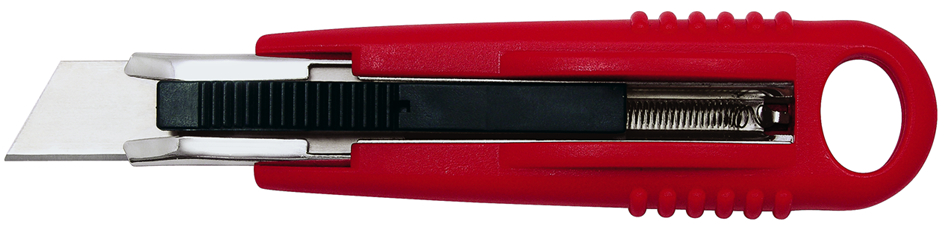 WEDO Safety-Cutter standard, lame: 18 mm, rouge/noir