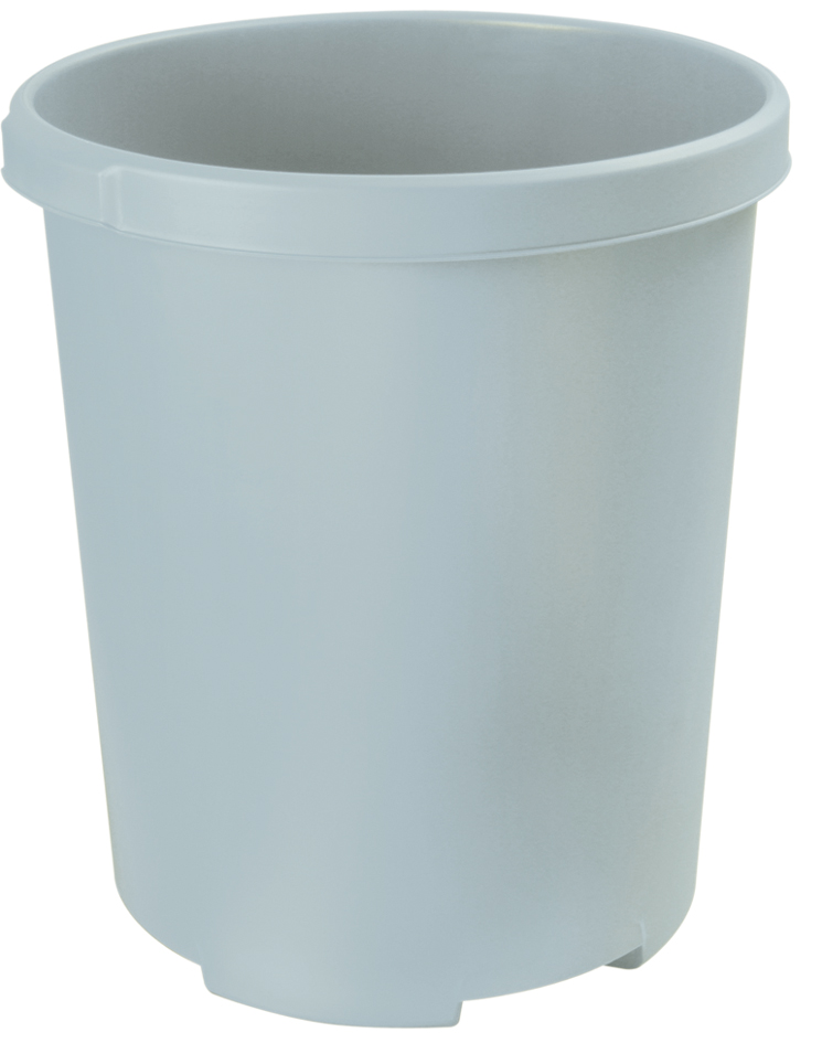HAN Insert corbeille à papier PP, 1 L, sans couvercle, gris