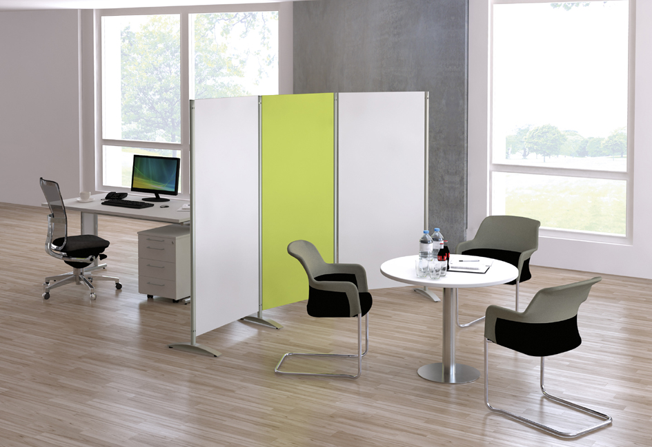 kerkmann Elément bois pour panneau d'exposition Metropol (L)800 x (H)1.750 mm blanc