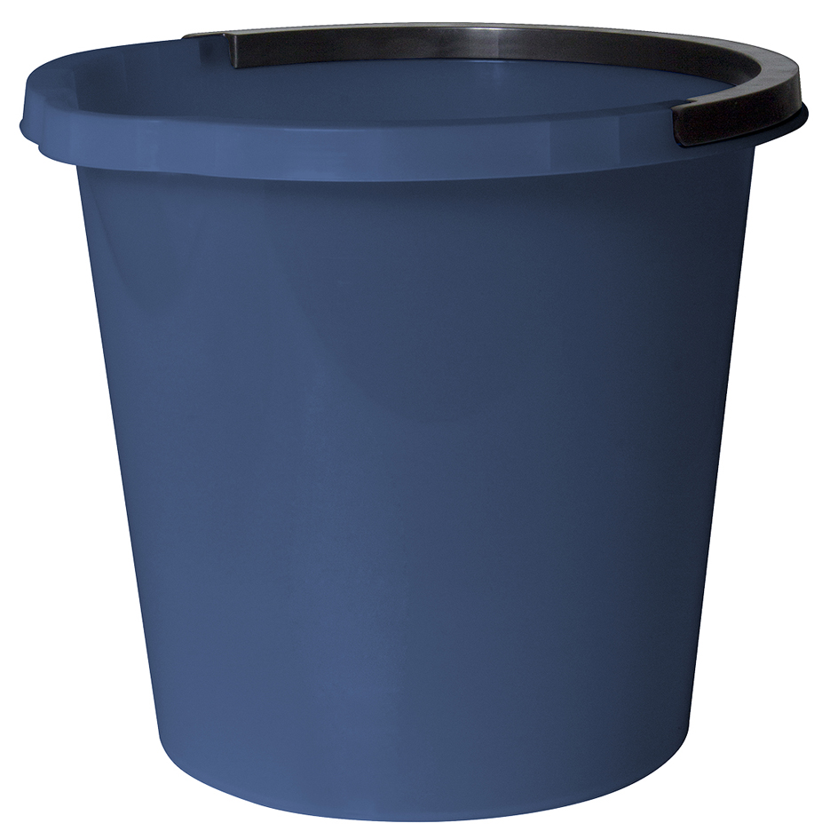 plast team Seau de nettoyage ATLANTA, 10 litres, bleu foncé