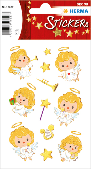 HERMA Stickers de Noël DECOR 'Choeur des anges'