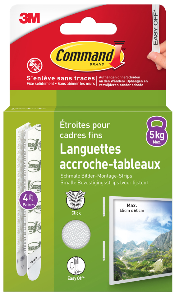 Languettes accroche-tableaux