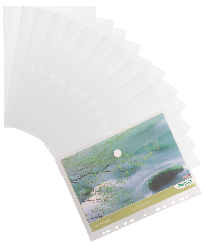 Pochette pour documents avec perforation