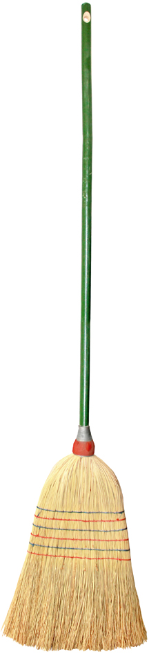 Balai paille de riz, incl. manche