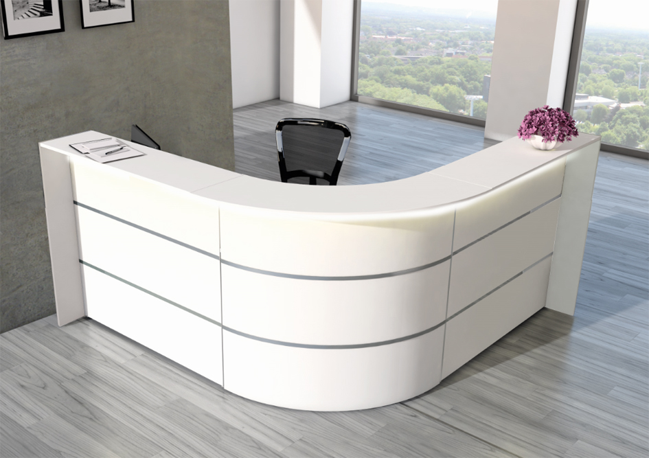 kerkmann Comptoir d'angle BARI, anthracite