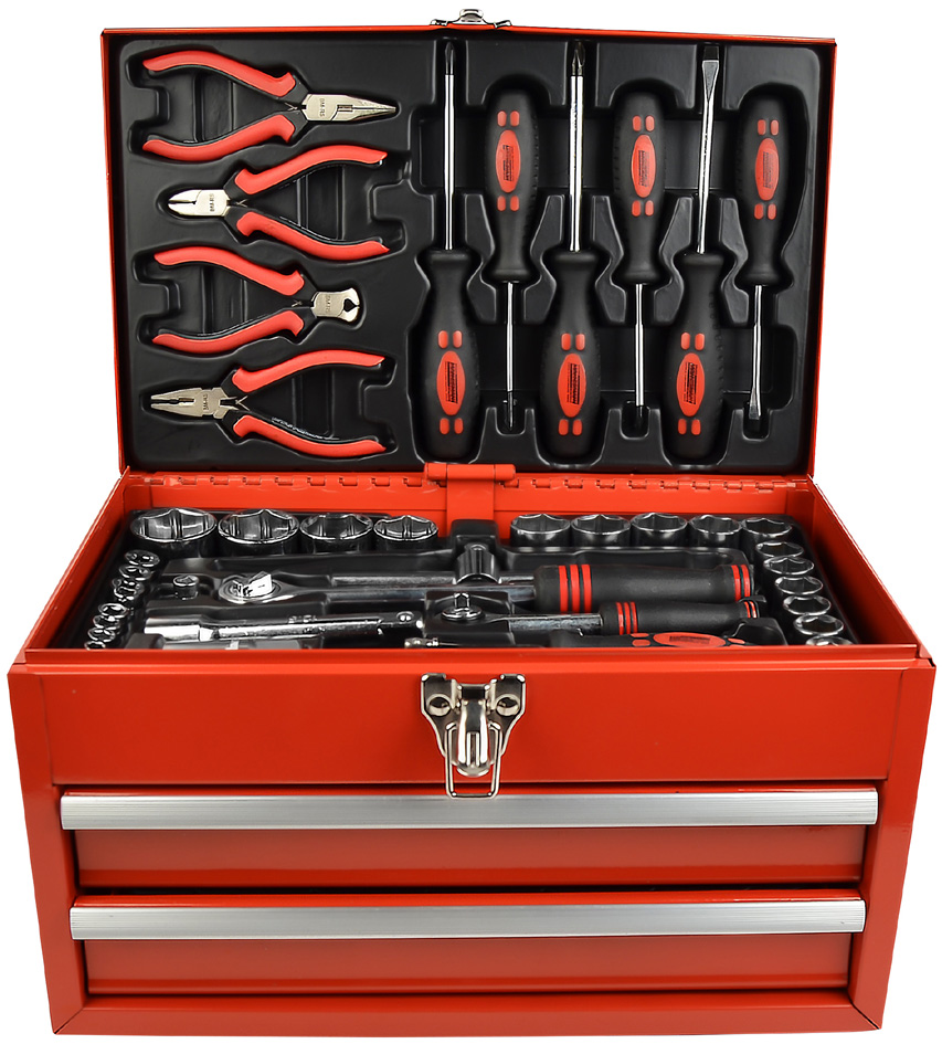 Coffrets à outils, équipé
