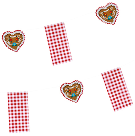 Guirlande de drapeaux "Chalet"